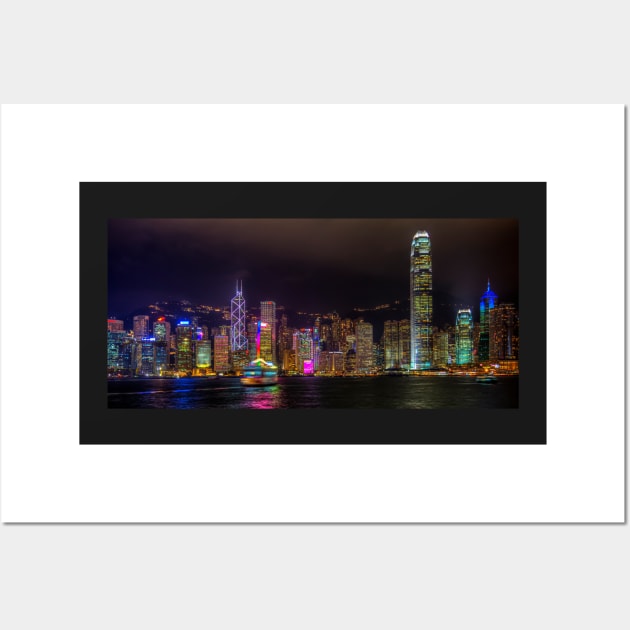 Hong Kong City, Panorama Wall Art by tommysphotos